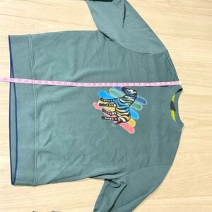 Paul Smith Light Green Sweatshirt with Neon Yellow Trim